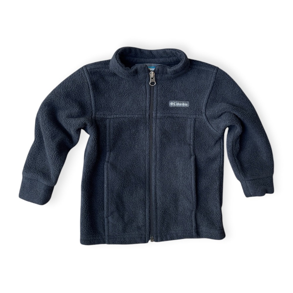 Columbia Baby Black Steens Mountain Full Zip Fleece Jacket 12-18 Months
